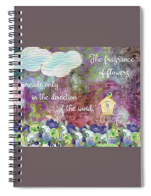 The Fragrance of Flowers - Spiral Notebook