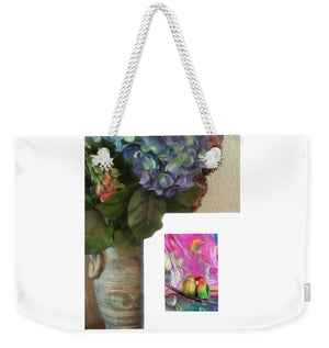 Two Birds on a Branch Picture in a Picture - Weekender Tote Bag