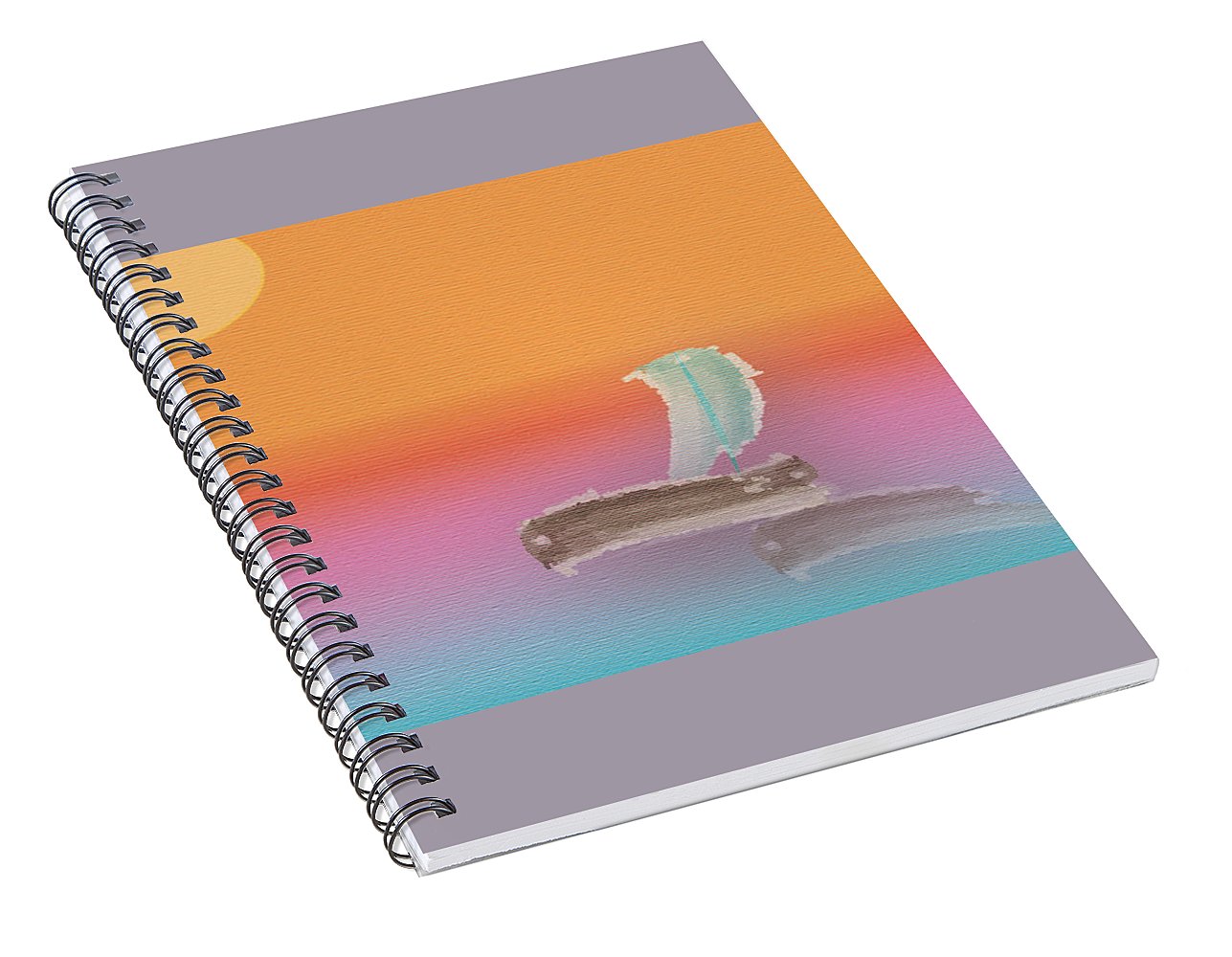 Unmanned Boat - Spiral Notebook